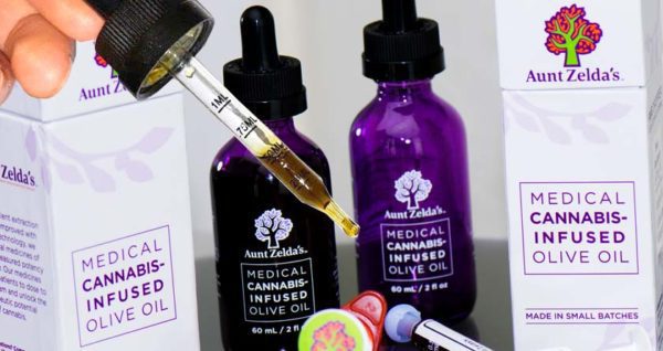 Aunt Zelda's medical cannabis products.