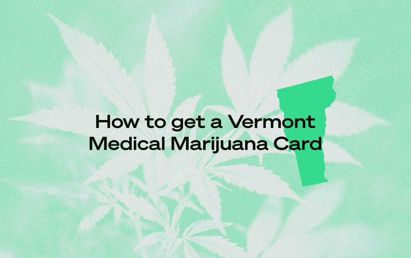 How to get a Vermont medical marijuana card and cannabis certificate online.