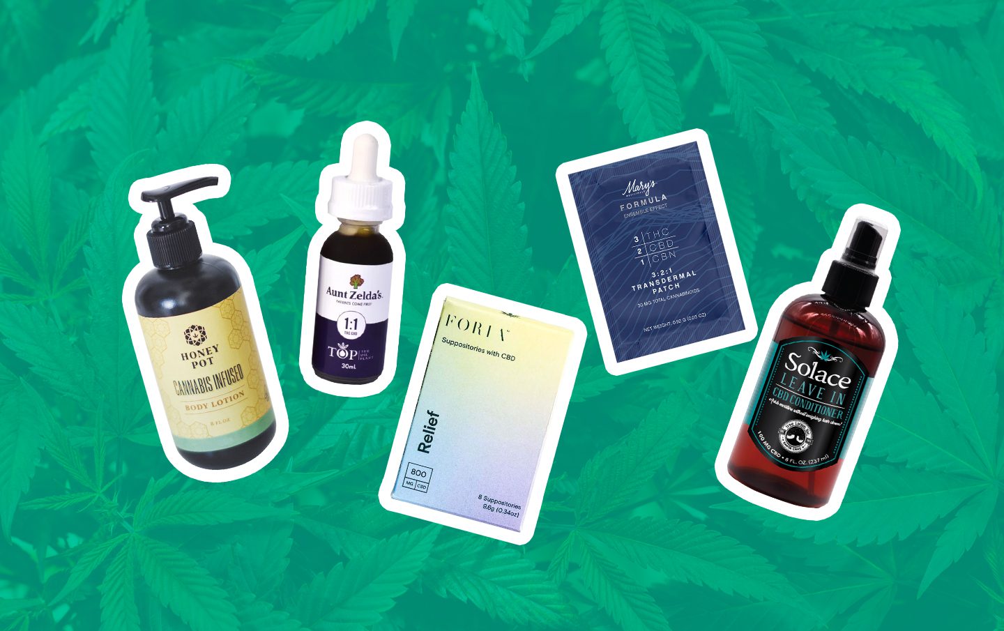 Cannabis, hemp and CBD products for women.