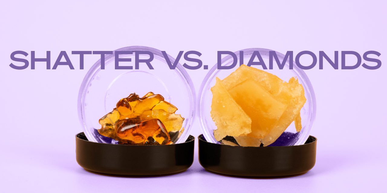 photo comparing shatter and diamonds